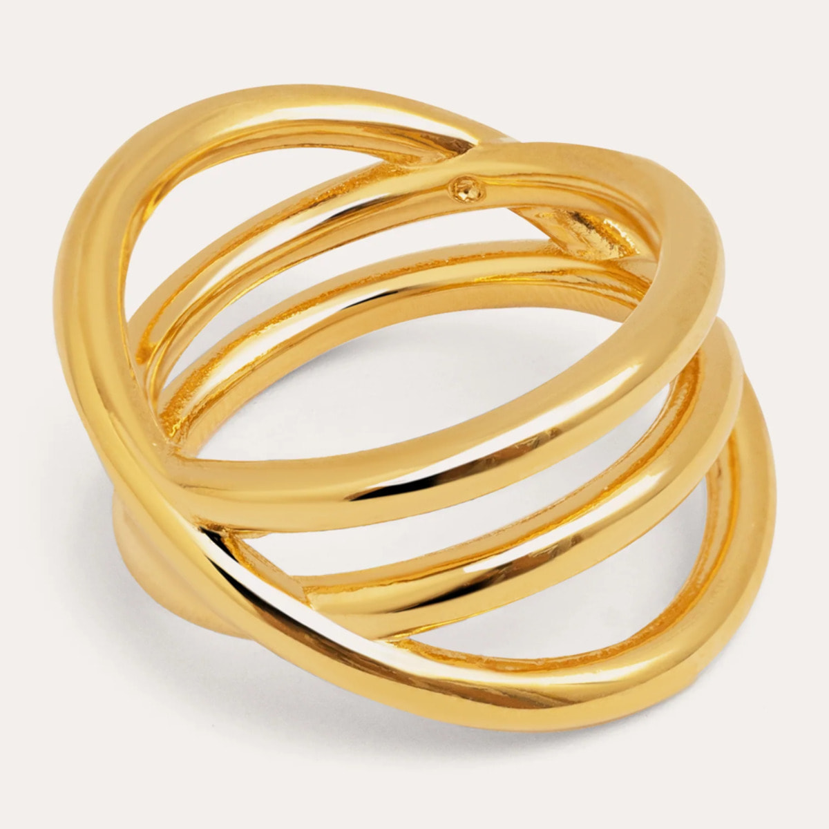 Anelli Trinity Placcato Oro