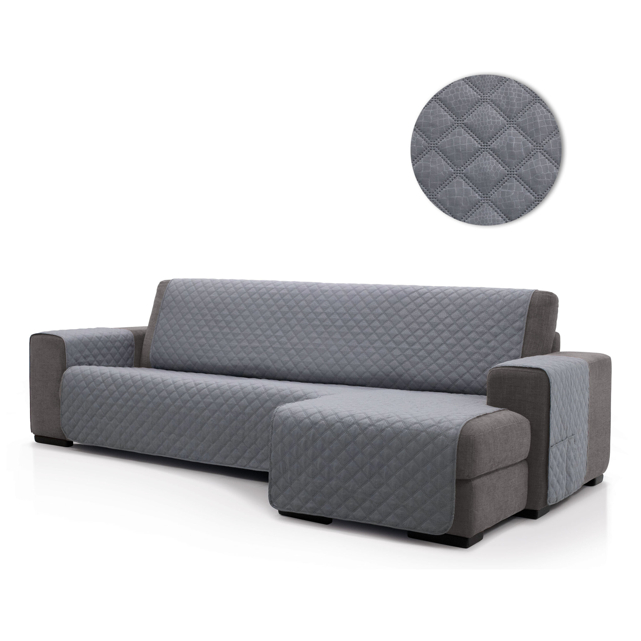 Cubre Sofá ACOLCHADO Chaise Longue modelo JENNY