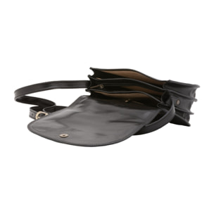 Borsa a tracolla da donna - Modello False - Vera pelle - 24.0 x 17.0 x 11.0 cm