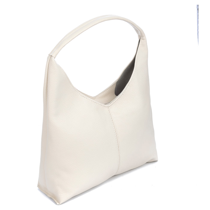 Bagni borsa a spalla donna. Pelle autentica Dollaro.