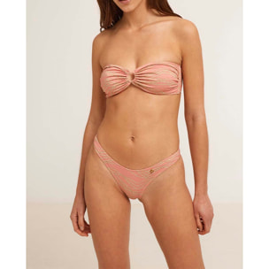 Braga de bikini en forma de V con estampado