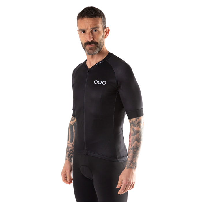 Maillot de manga corta ECOON modelo Galibier Men en color Negro