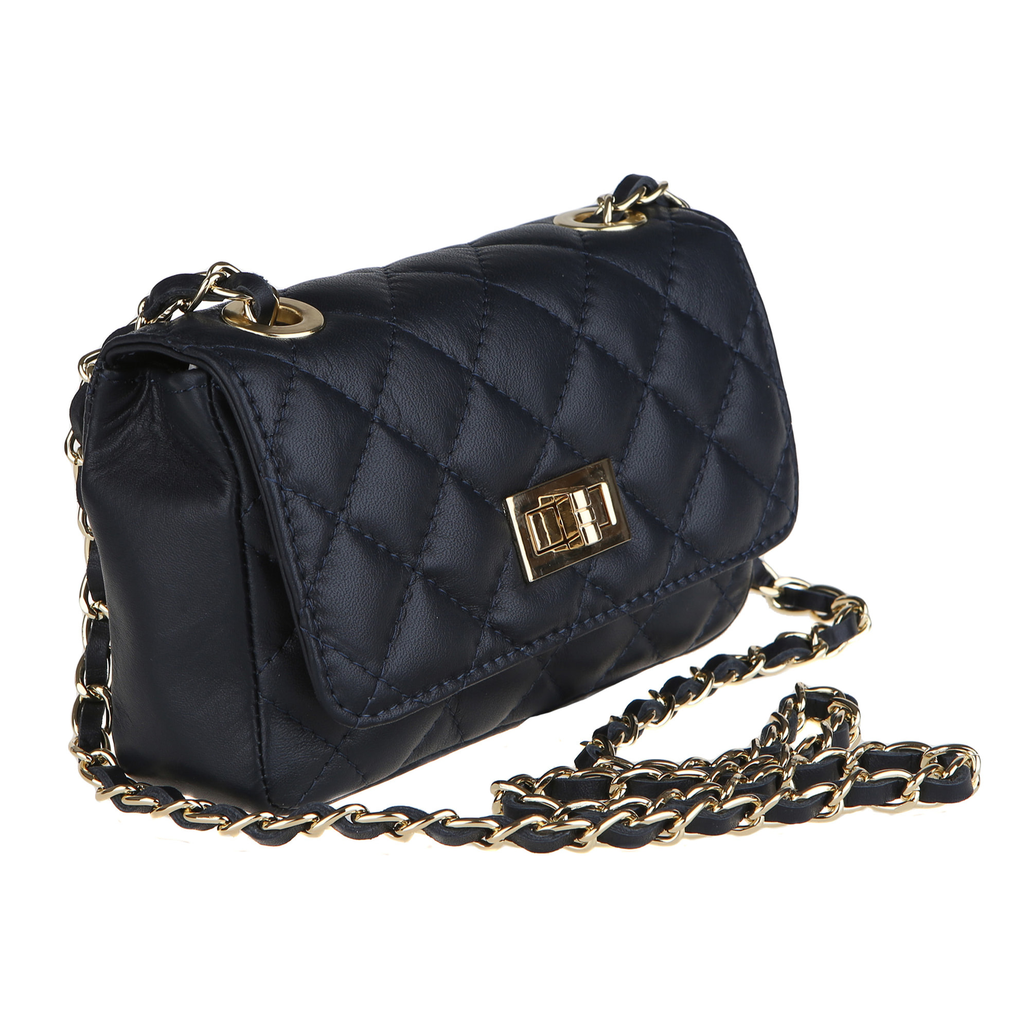 Chicca Borse Borsetta Clutch Blu