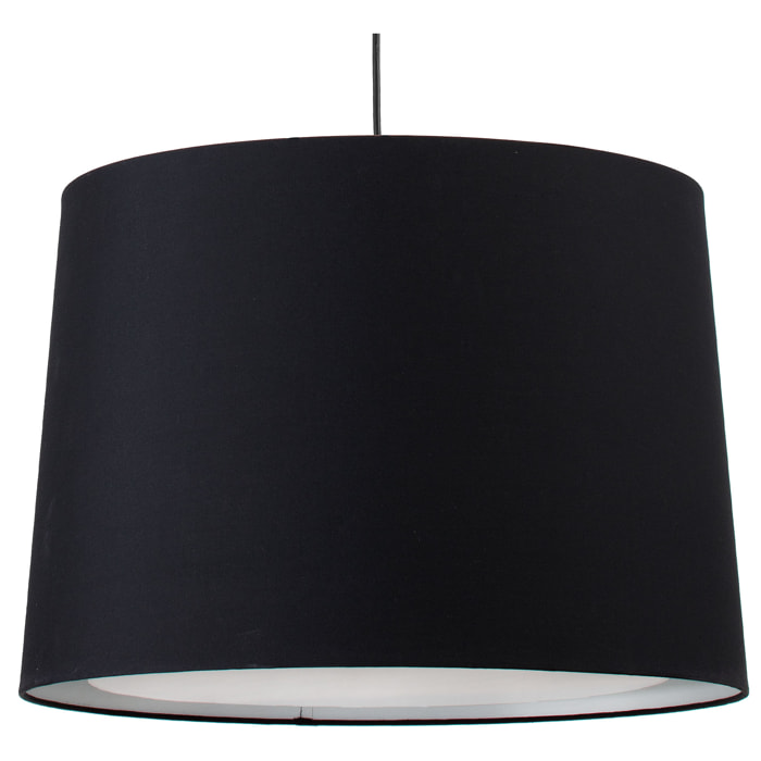 CONGA Lampe suspension noire avec fiche