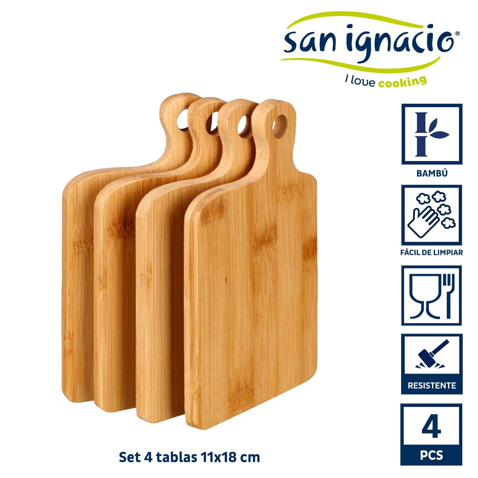 Set 4 tablas 11 x 18 cm colección kinvara