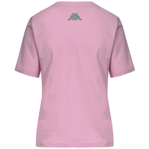 Kappa - T-Shirts & Top Donna Viola - Logo Iota
