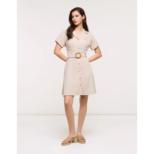 Vestido Corto Beige - Ilice II