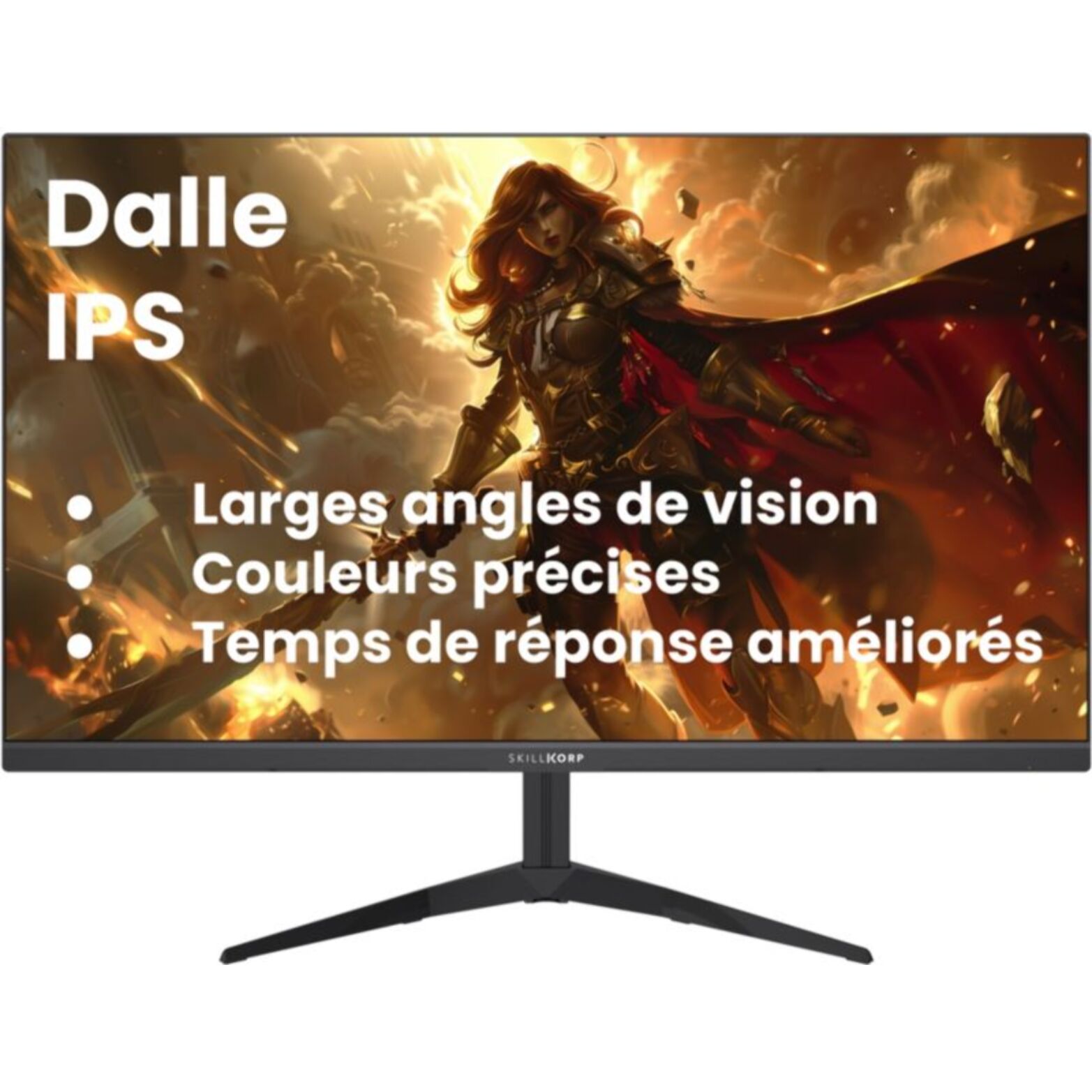 Ecran PC Gamer SKILLKORP SKP M24 Plat 24'' IPS
