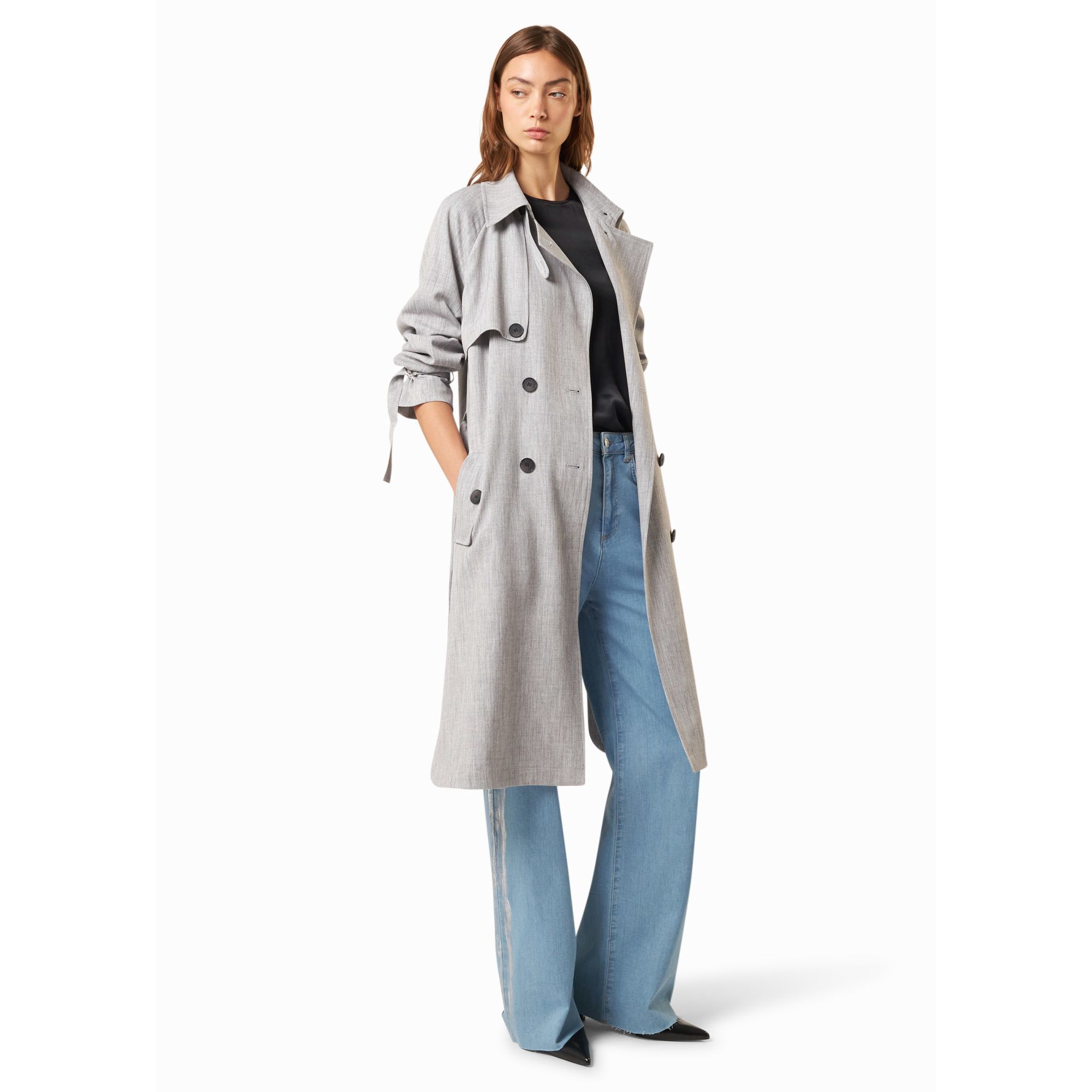 CAPPOTTO GRIGIO CHIARO CONBIPEL