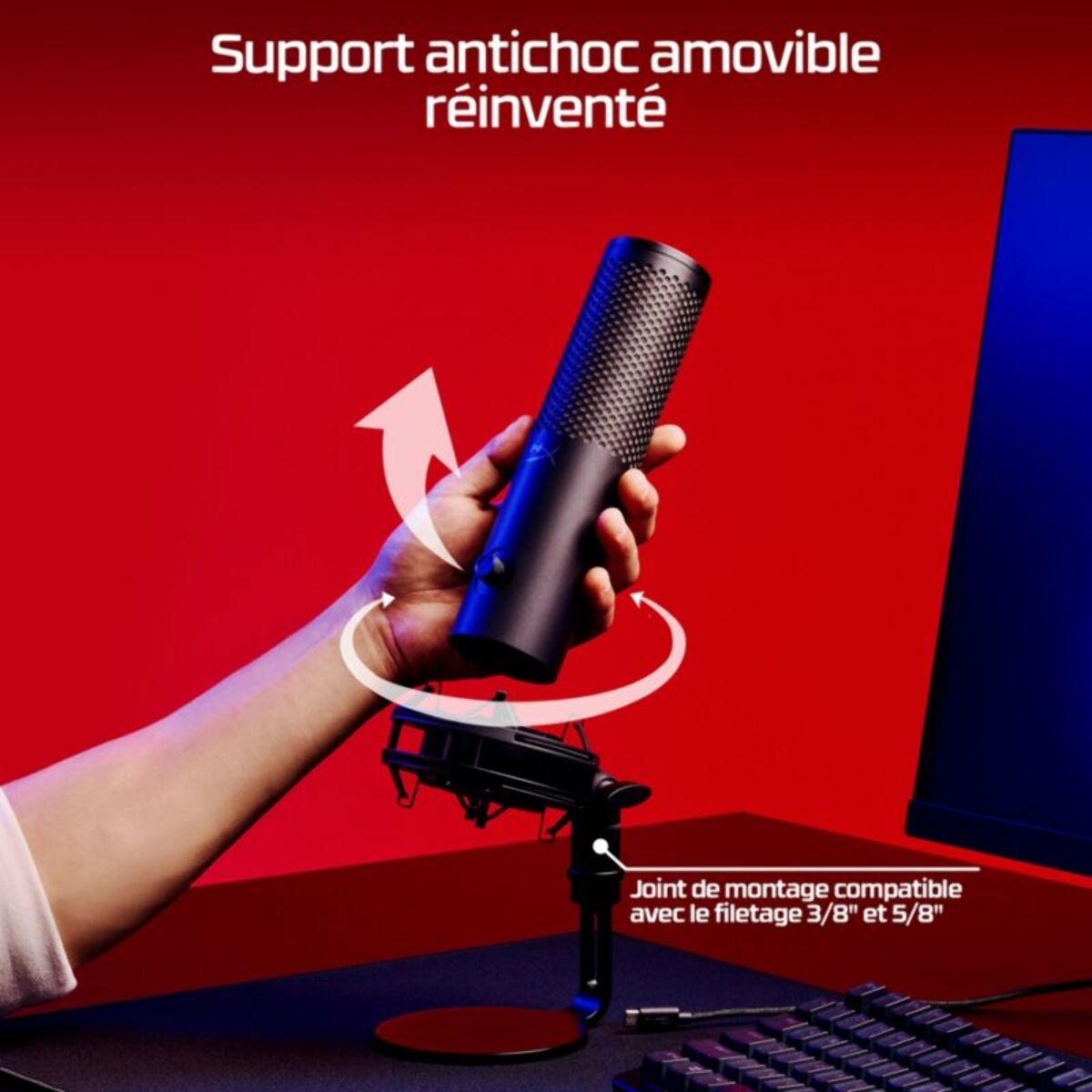 Micro Gamer HYPERX QuadCast 2 S