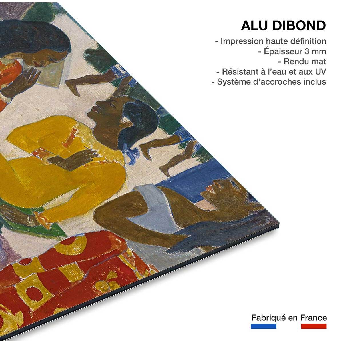 Tableau ta matete de paul gauguin  Tableau alu Dibond