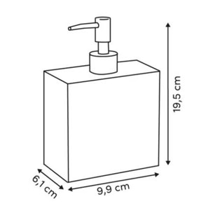 Distributeur de savon 550ml en verre