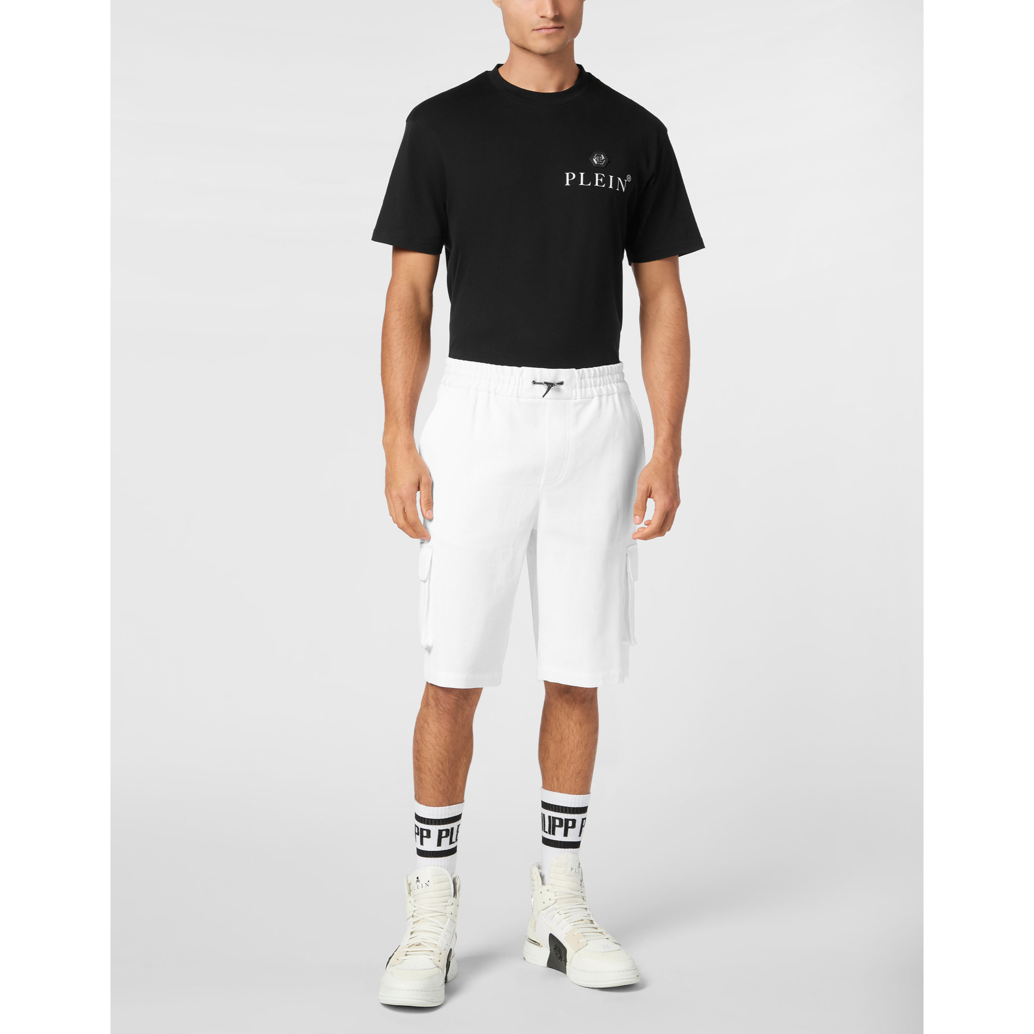 PHILIPP PLEIN Pantalones cortos RACING