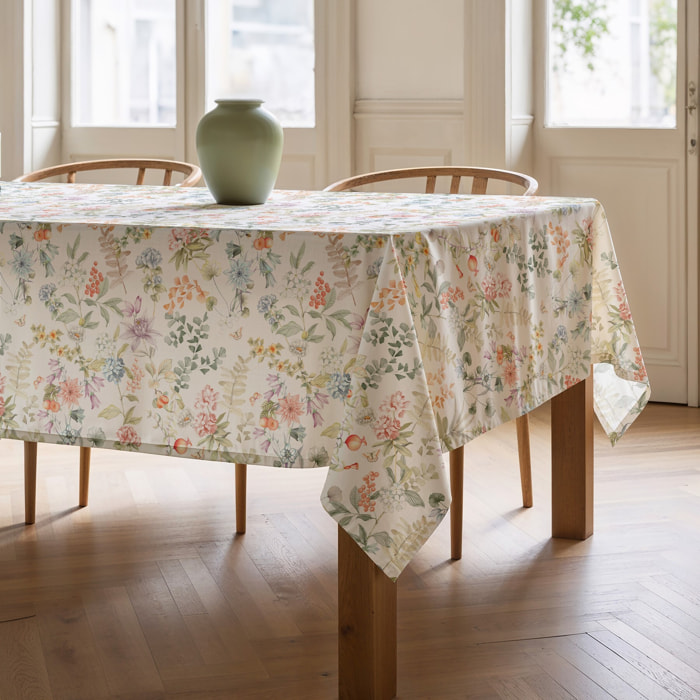 Nappe imprimée anti-tâches AZAHARA MULTICOLORE