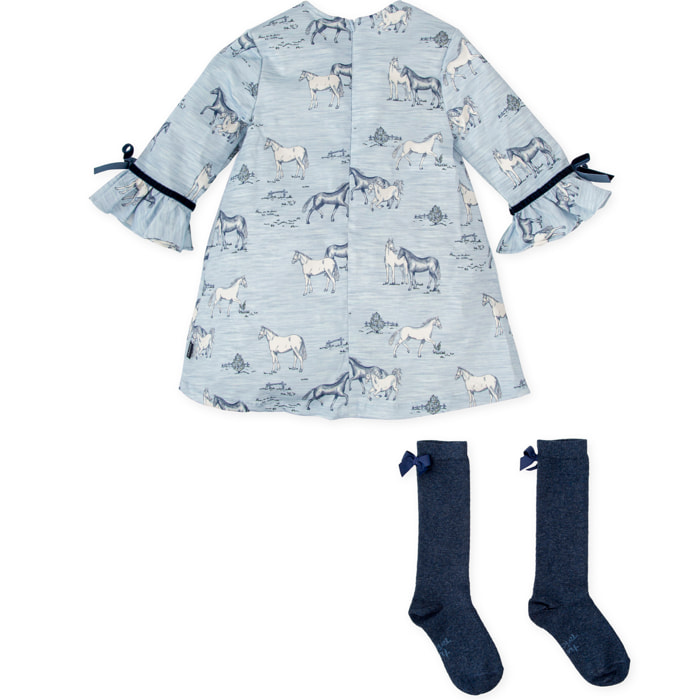 VESTIDO CON CALCETINES PORCELANA - Porcelana