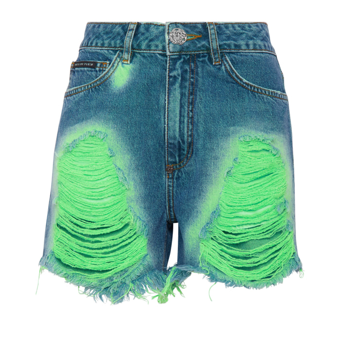 PHILIPP PLEIN Pantaloncini di jeans