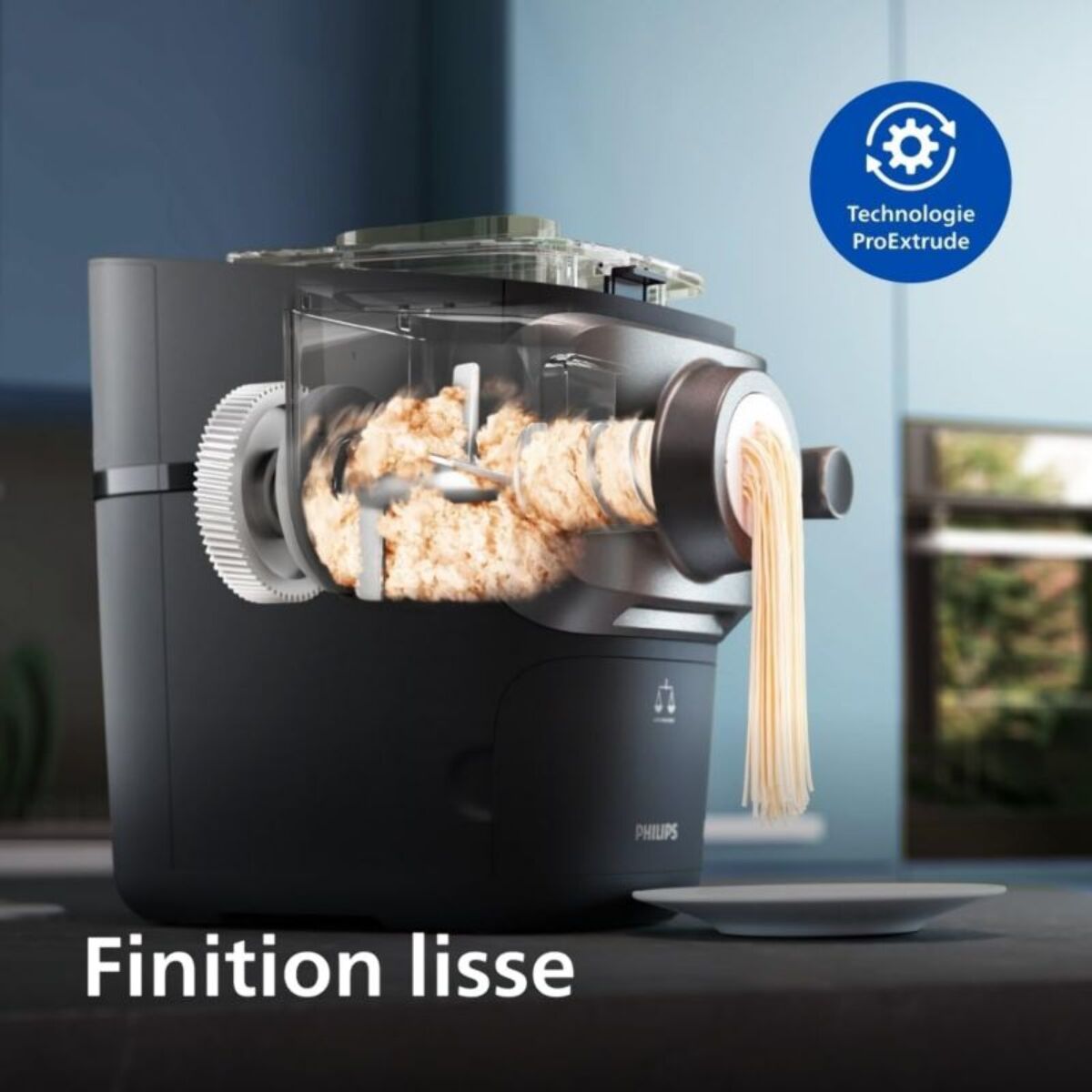 Machine à pâtes PHILIPS HR2665/96 Pasta maker noir, 10 formes, 200W