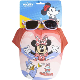 Gorra Set Gafas De Sol Minnie