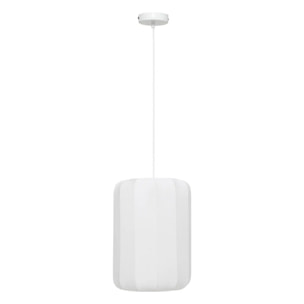 Suspension "Tobie" coton blanc D25cm