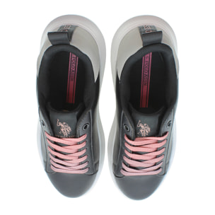 Sneakers U.S. Polo Assn. nero-rosa