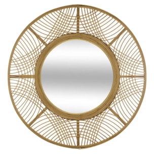 Miroir "Ina" bambou D70cm