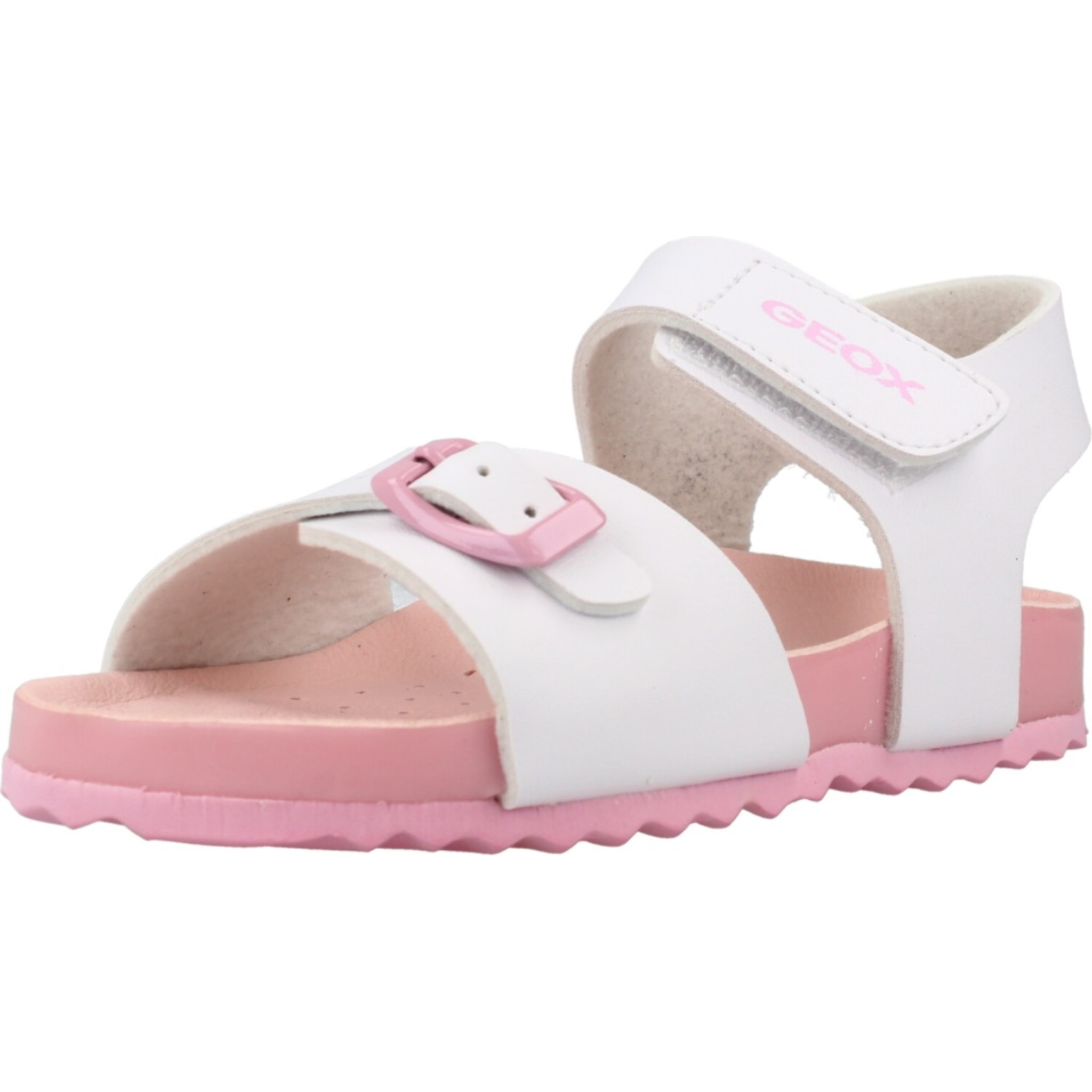 Sandalias Niña de la marca GEOX  modelo B SANDAL CHALKI BLANCO