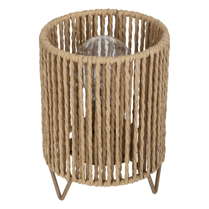 Lampe en papier naturel Ida H17cm