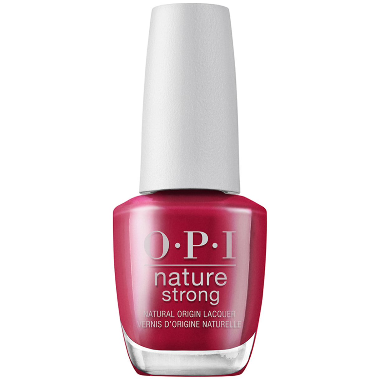 OPI Nature Strong Smalto Di Origine Naturale NAT012 Rosso Scuro - A Bloom with a View 15ml