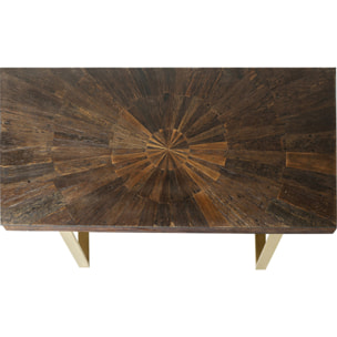 Table Conley pieds laiton Kare Design