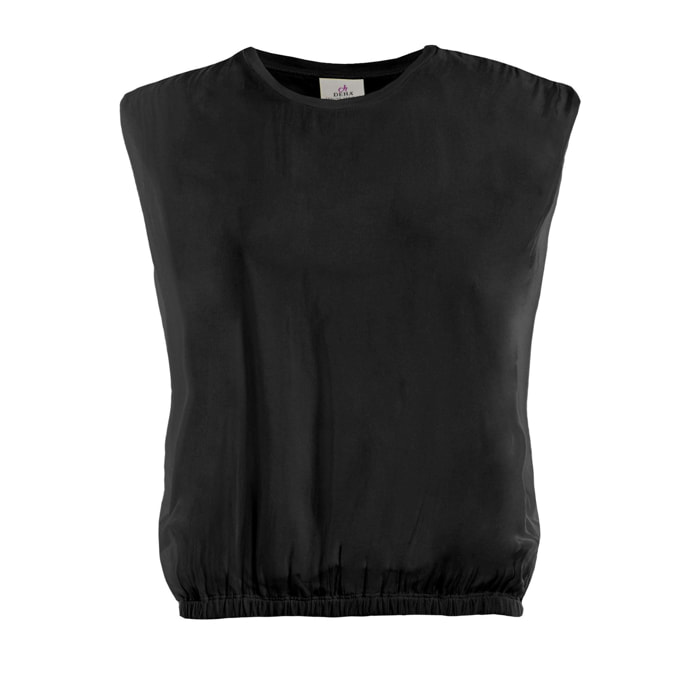 DEHA - Blusa PADDED SHOULDER BLOUSE in cotone per donna