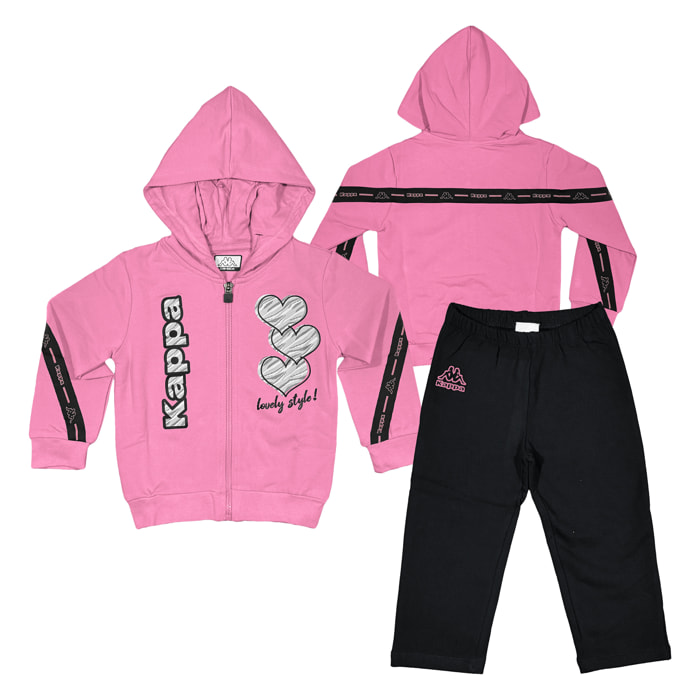 Tuta Bambina KAPPA 12 / 30 Mesi Cotone Felpato