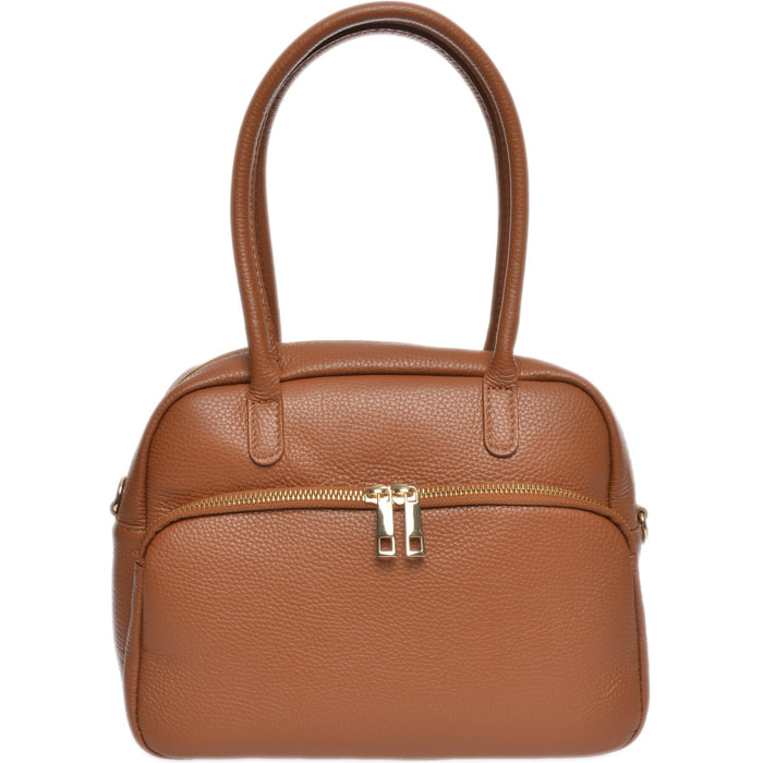 Borsa a mano Anna Luchini Cammello