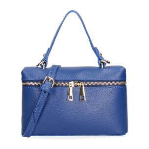 Borsa a mano da donna - Modello False - Vera pelle - 20.0 x 13.0 x 7.0 cm