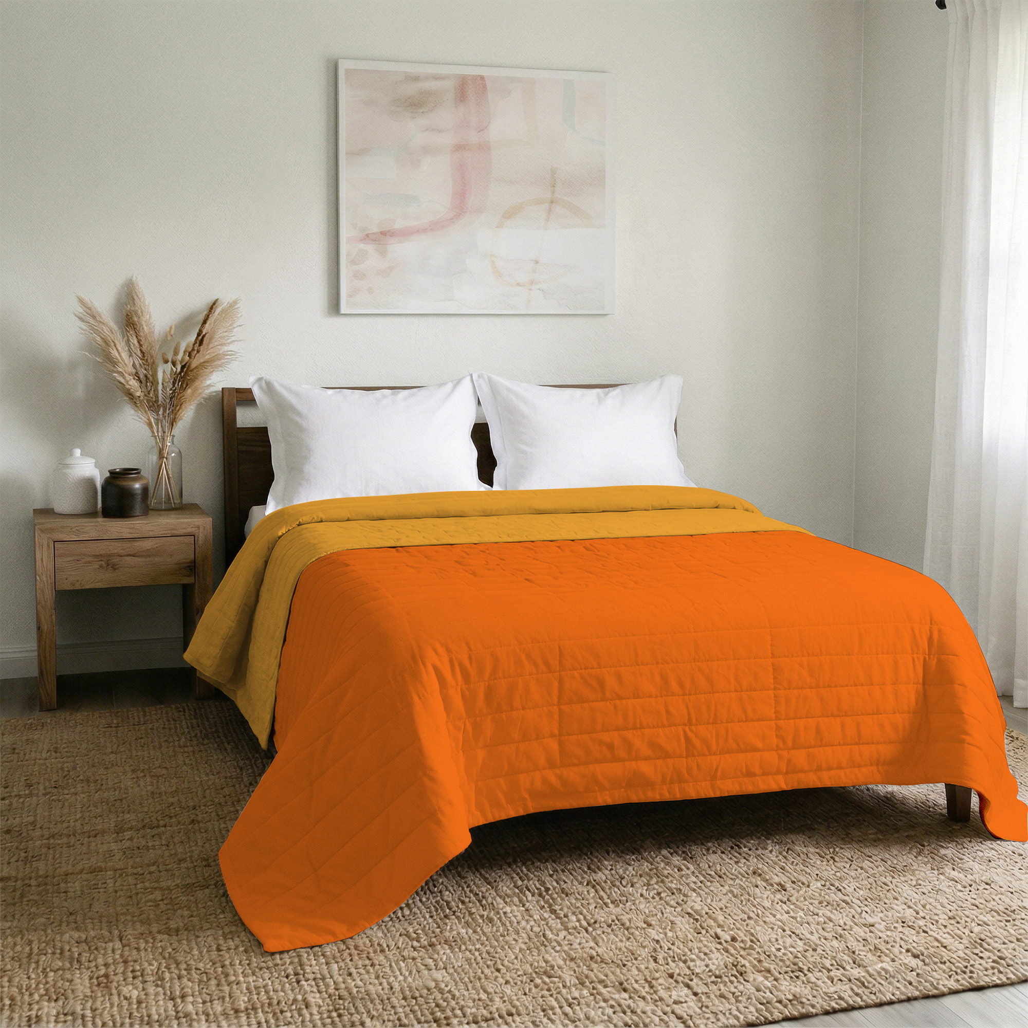 TRAPUNTINO ESTIVO ELEGANT MATRIMONIALE, BICOLORE