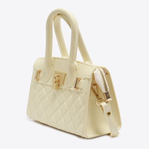 Borsa a mano da donna - Modello False - 100% PVC - 19.0 x 17.0 x 8.0 cm