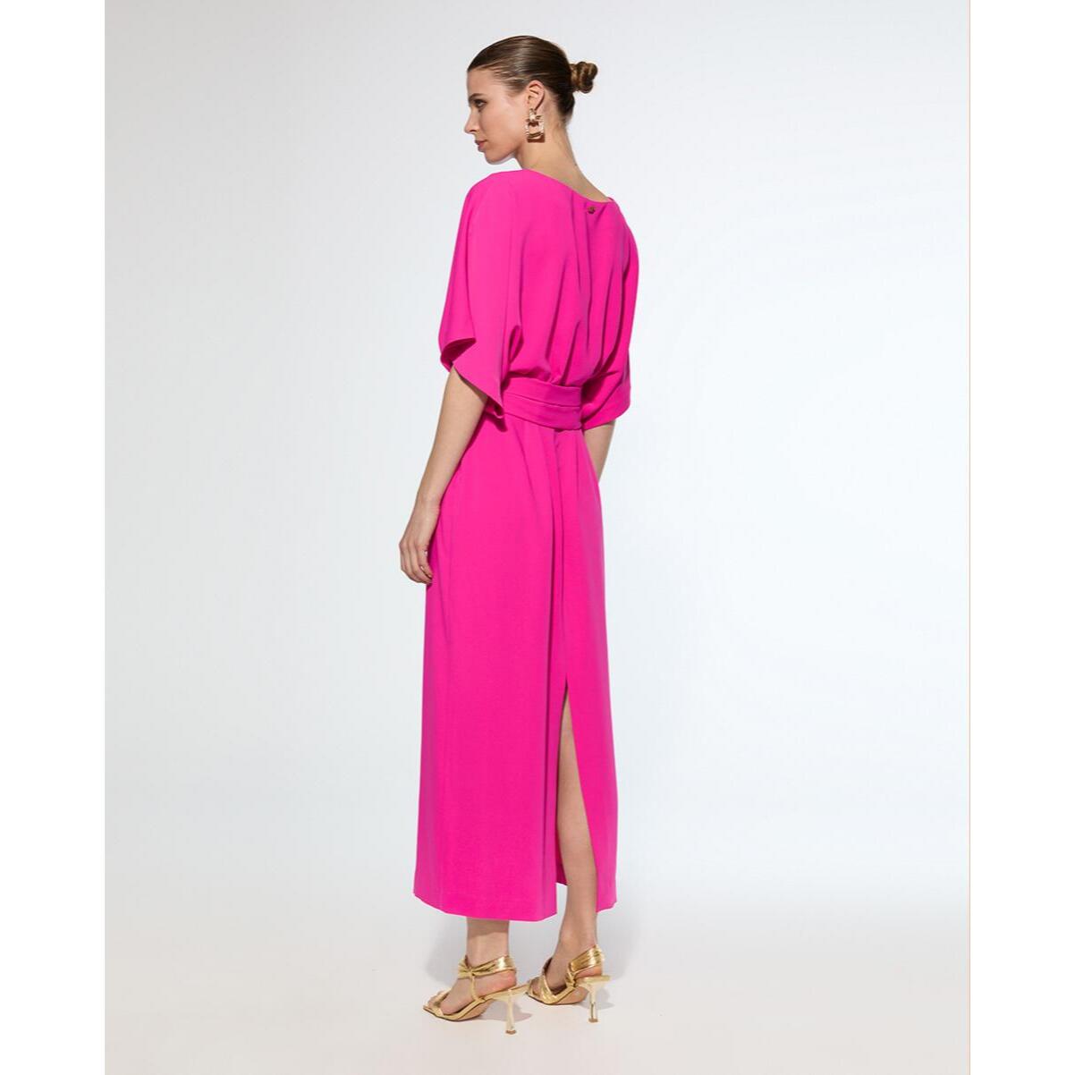Abito Lungo Fucsia