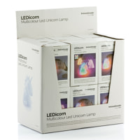 Lampada Unicorno Multicolore Led - 9x11x10 cm