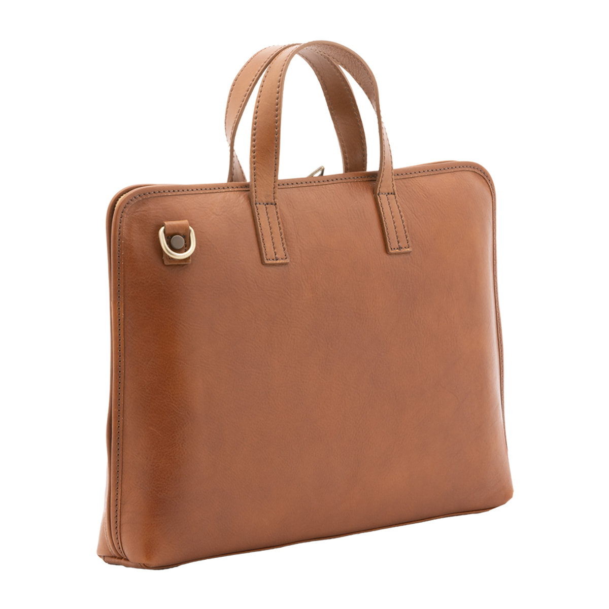 Borsa a mano  unisex In Vera pelle Made in Italy 40x30x5 cm