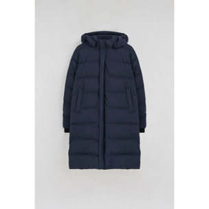 Abrigo de plumas Valberg azul marino con logo Polo Club