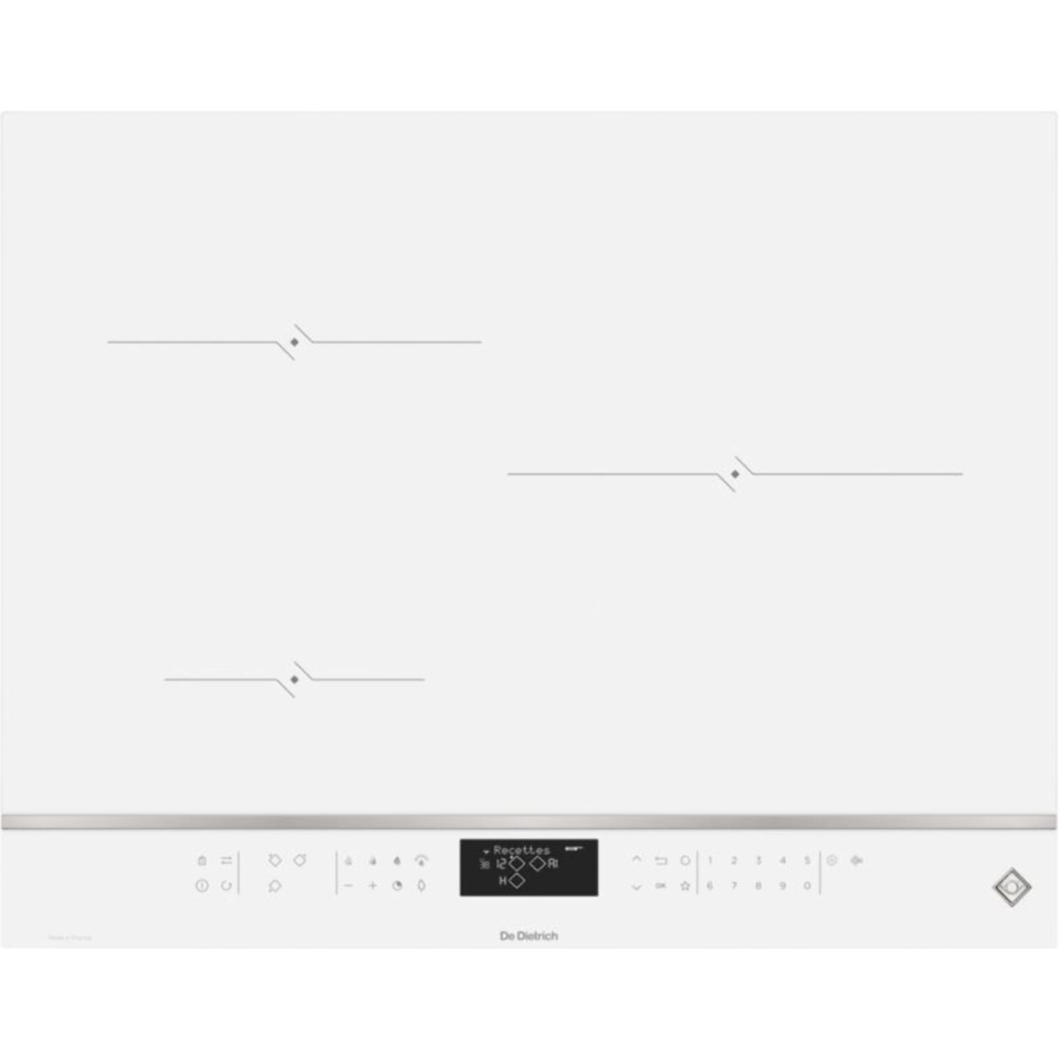 Plaque induction DE DIETRICH DPI4321W Blanc Eternel