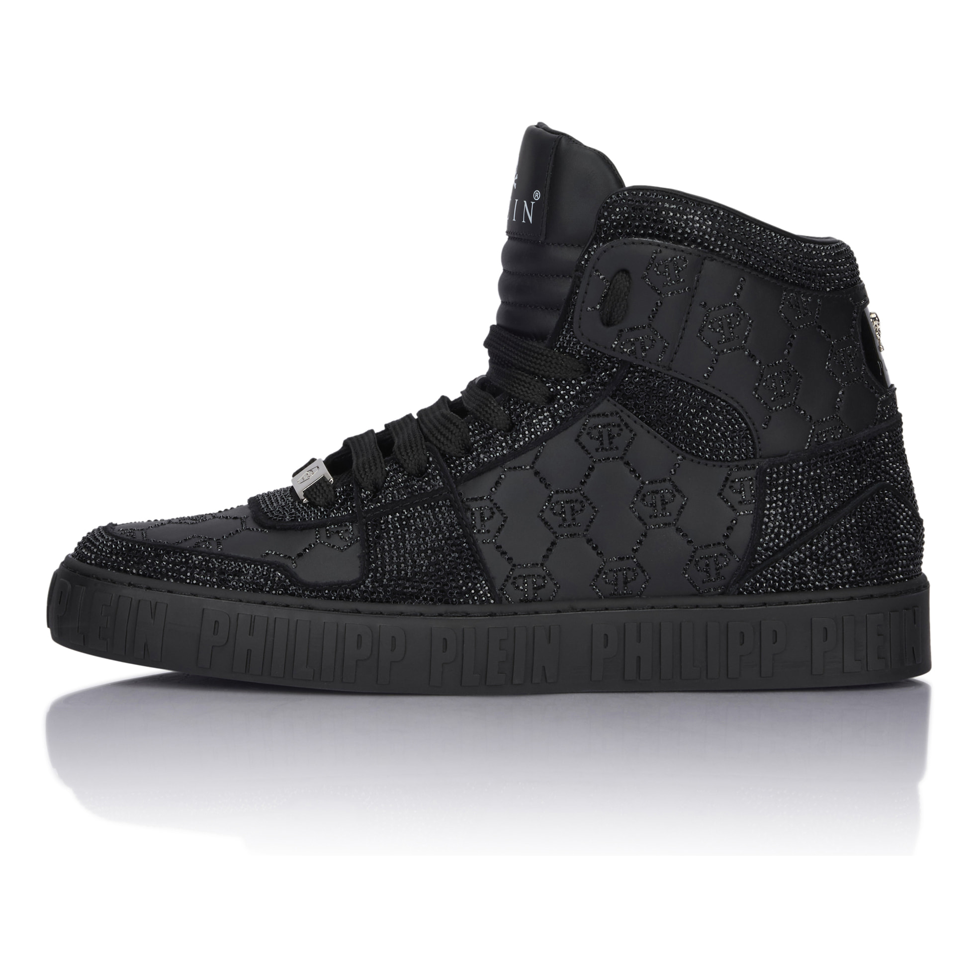 PHILIPP PLEIN Scarpe da ginnastica alte MONOGRAM