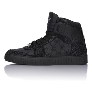 PHILIPP PLEIN Scarpe da ginnastica alte MONOGRAM