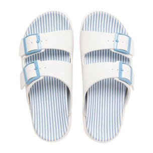 Chanclas para Mujer - VEGTUS Tanami Stripes Blue