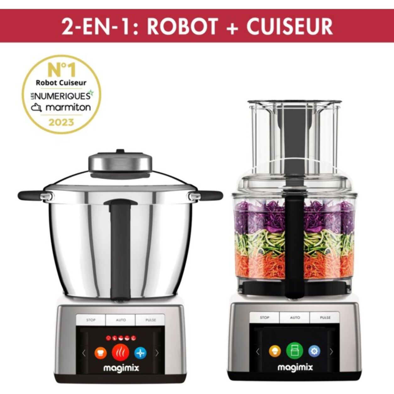 Robot cuiseur MAGIMIX Cook Expert Connect Chrome 18913