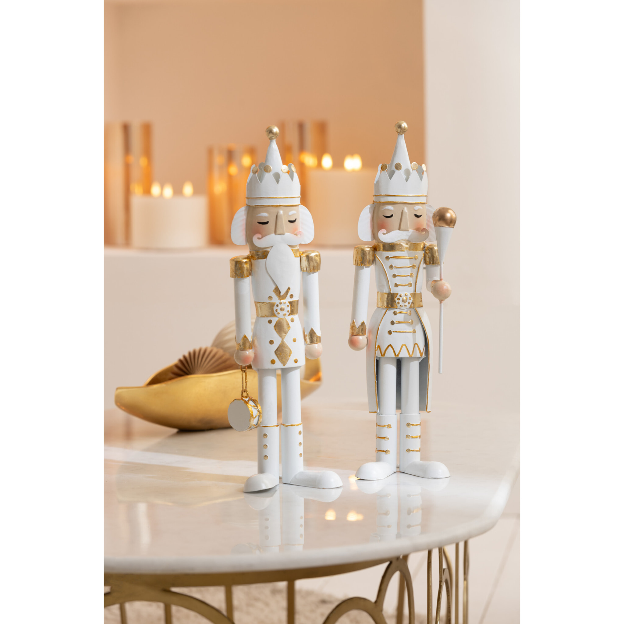 J-Line figurine Casse-Noisette - fer - or/blanc - medium