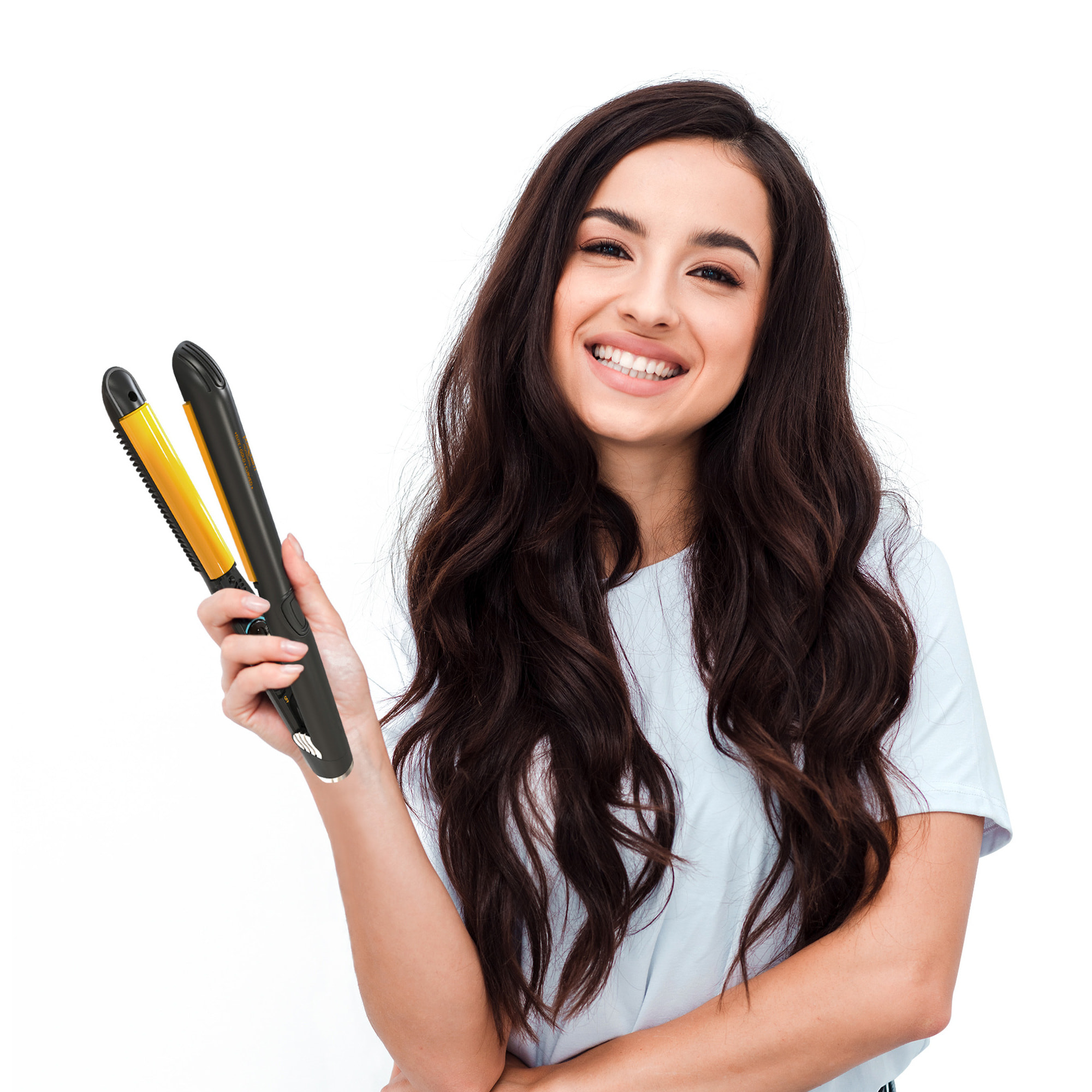 Fer à lisser - elite gold curved - 65 w