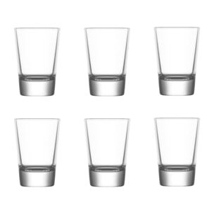 Lot de 6 verres shooter 8,2cl BOSTON