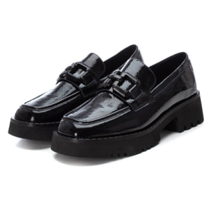 Zapato mocasín de piel negro