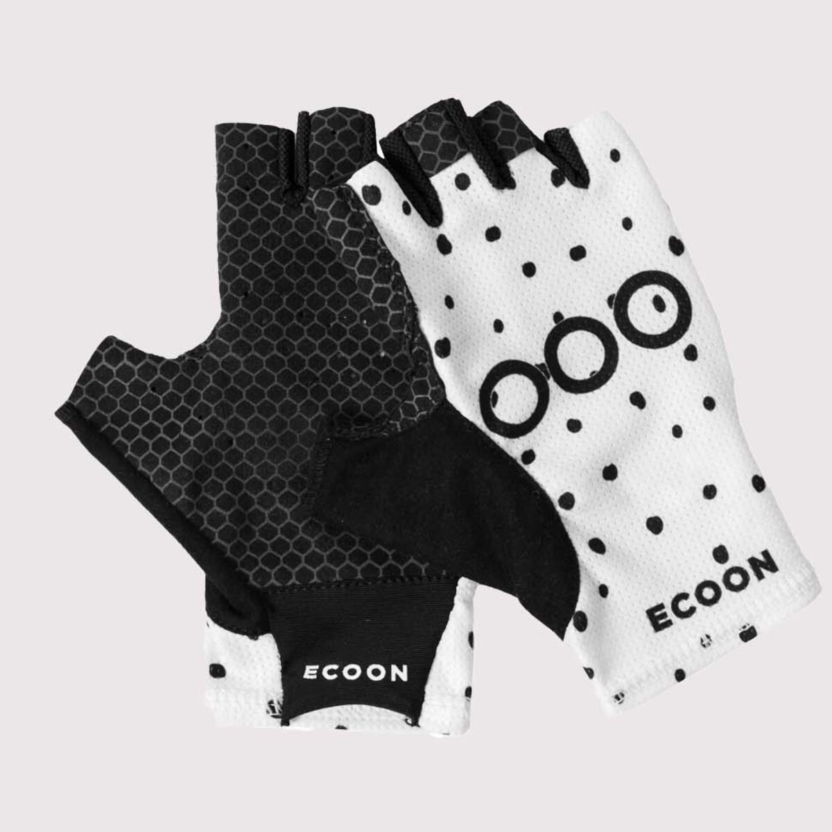 Guantes de ciclismo unisex ECOON Ventoux - Blanco