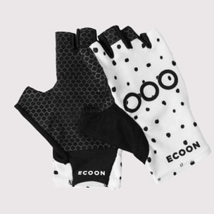 Guantes de ciclismo unisex ECOON Ventoux - Blanco